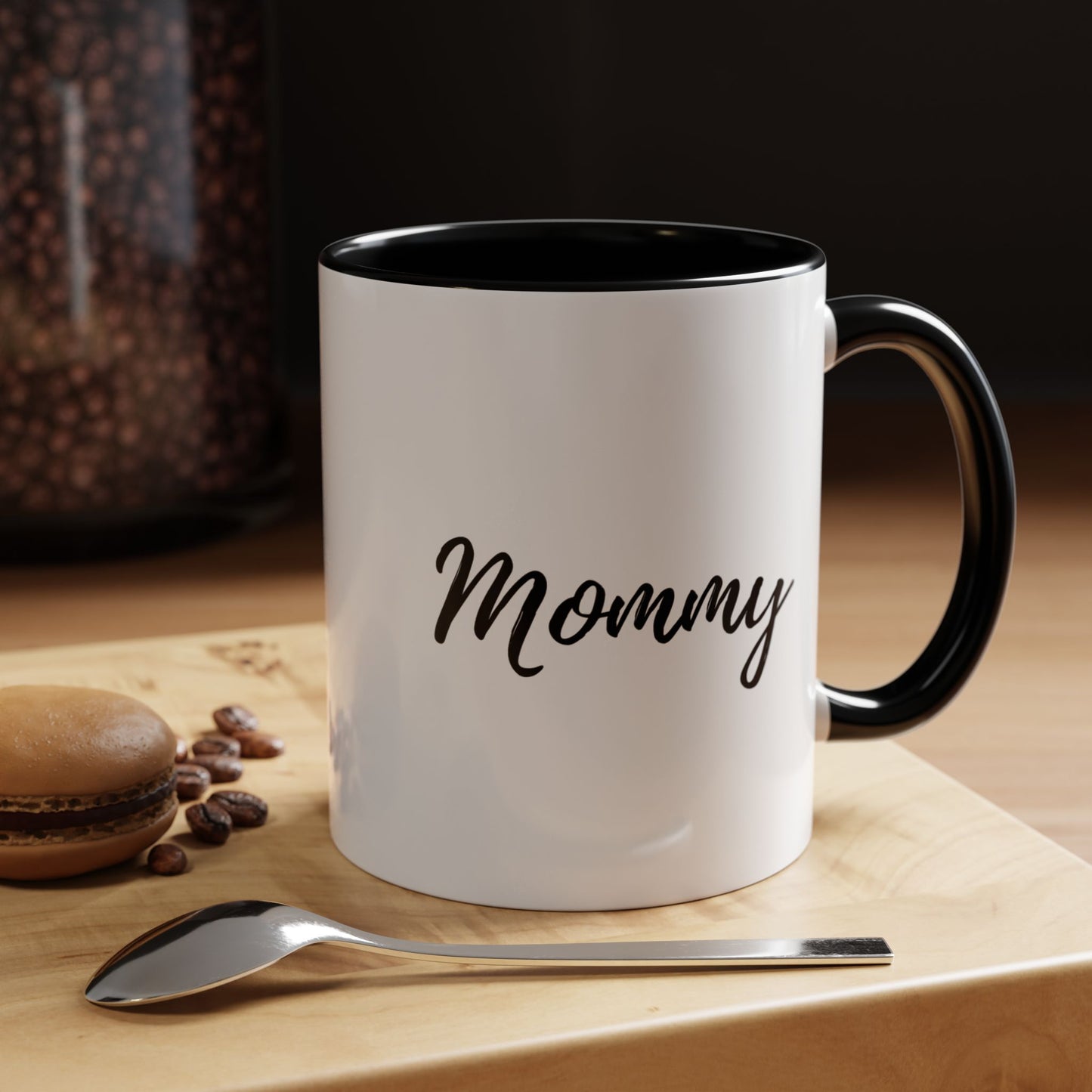 Mommy Script Accent Coffee Mug — Mother's Day Gift for New Moms