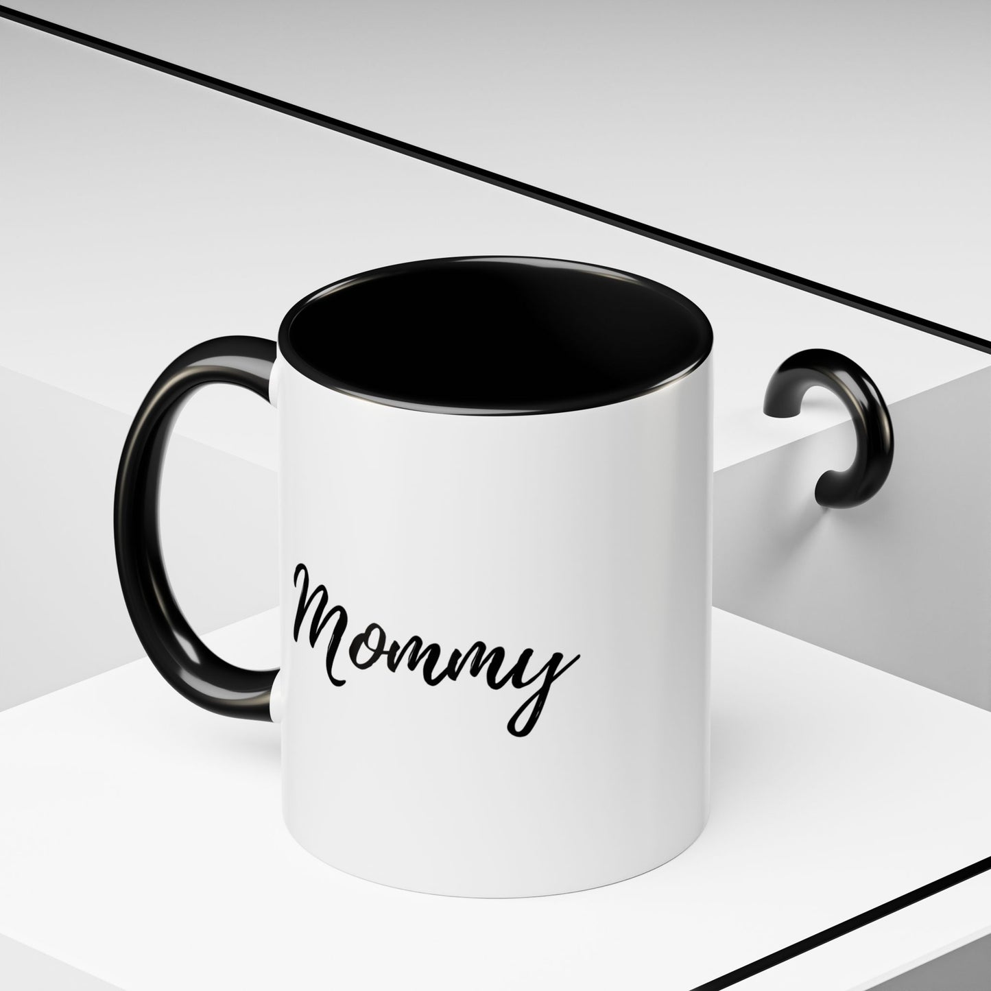 Mommy Script Accent Coffee Mug — Mother's Day Gift for New Moms