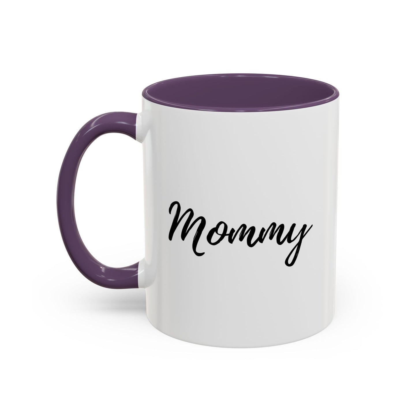 Mommy Script Accent Coffee Mug — Mother's Day Gift for New Moms